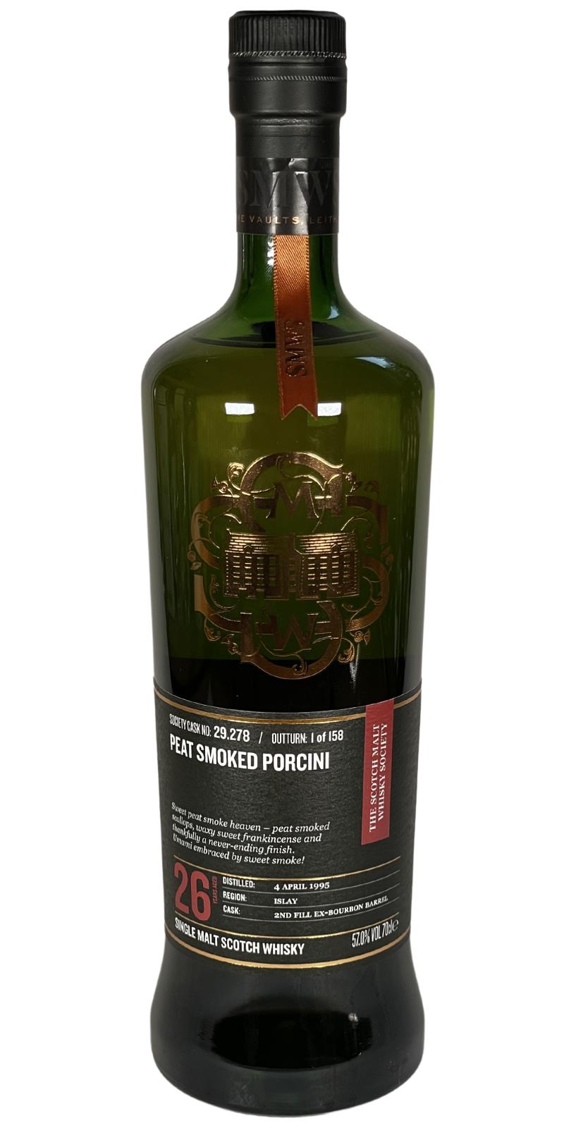 Laphroaig 1995 SMWS 29.278 Peat smoked porcini 26 Year Old (2021) Release (Cask #29.278) Scotch Whisky | 700ML at CaskCartel.com