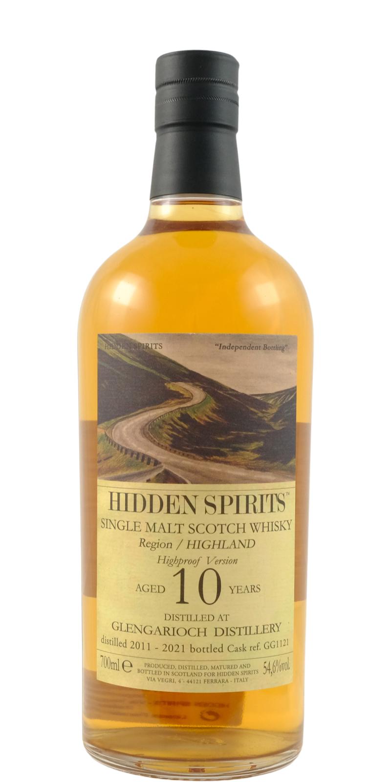 Glengarioch 10 Year Old (D.2011, B.2021) Hidden Spirits Scotch Whisky | 700ML at CaskCartel.com