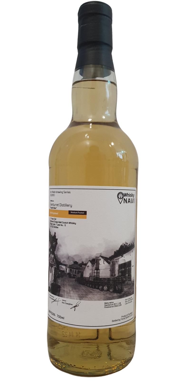 Glenturret 2011 (Whisky Navi) 11 Year Old Single Malt Scotch Whisky | 700ML at CaskCartel.com