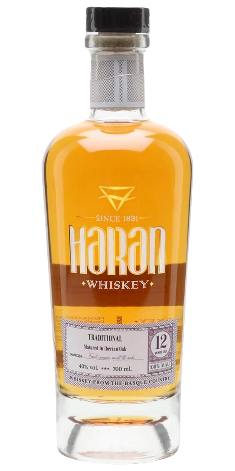 Haran Traditional 12 Year Old Matured in Iberian Oak Whiskey | 700ML at CaskCartel.com