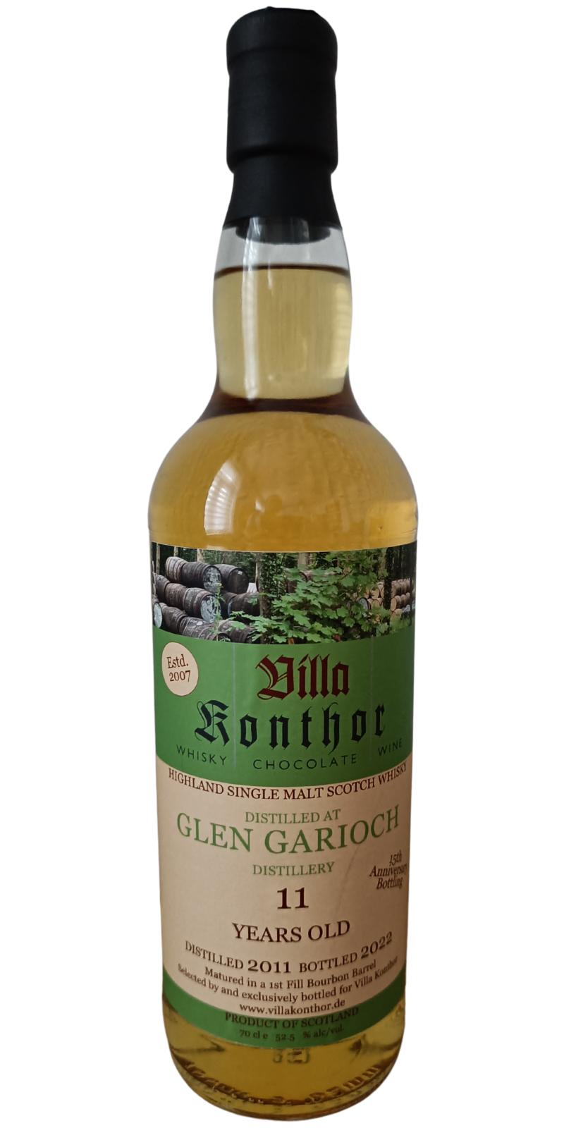 Glen Garioch 2011 (Villa Konthor) 15th Anniversary Bottling (11 Year Old) Highland Single Malt Scotch Whisky at CaskCartel.com