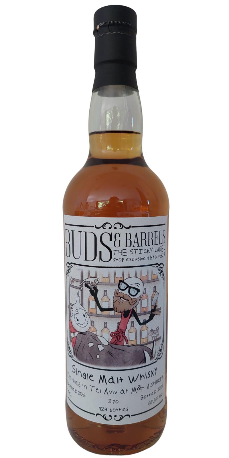M&H 2019 (Klubb23) The Sticky Label - Shop Exclusive (3 Year Old) Single Malt Whisky at CaskCartel.com