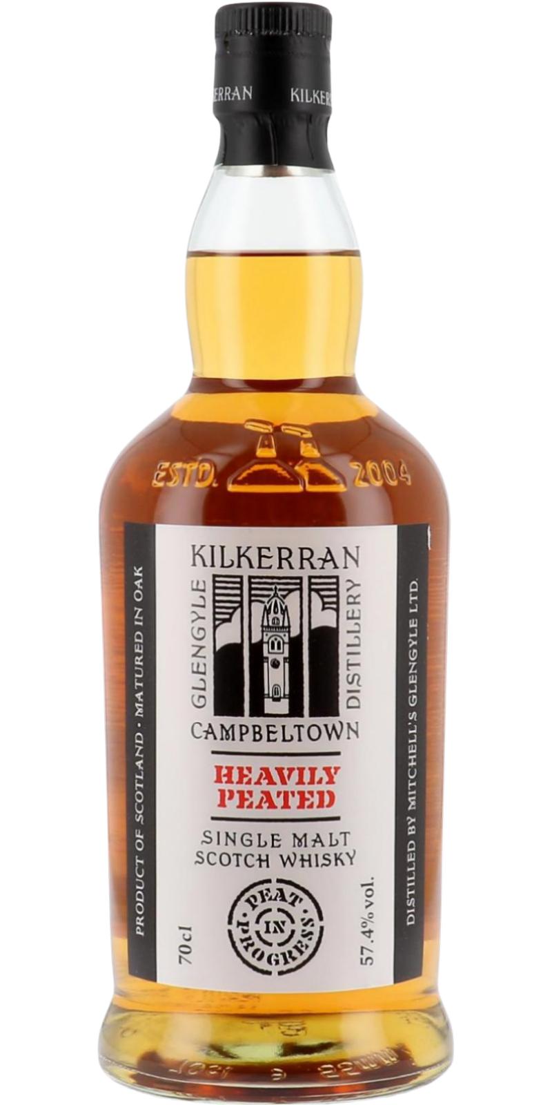 Kilkerran Heavily Peated Peat in Progress Batch 6 Single Malt Scotch Whisky | 700ML at CaskCartel.com