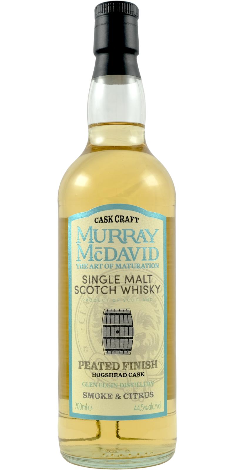 Glen Elgin Peated Finish (Murray McDavid) Cask Craft Single Malt Scotch Whisky at CaskCartel.com