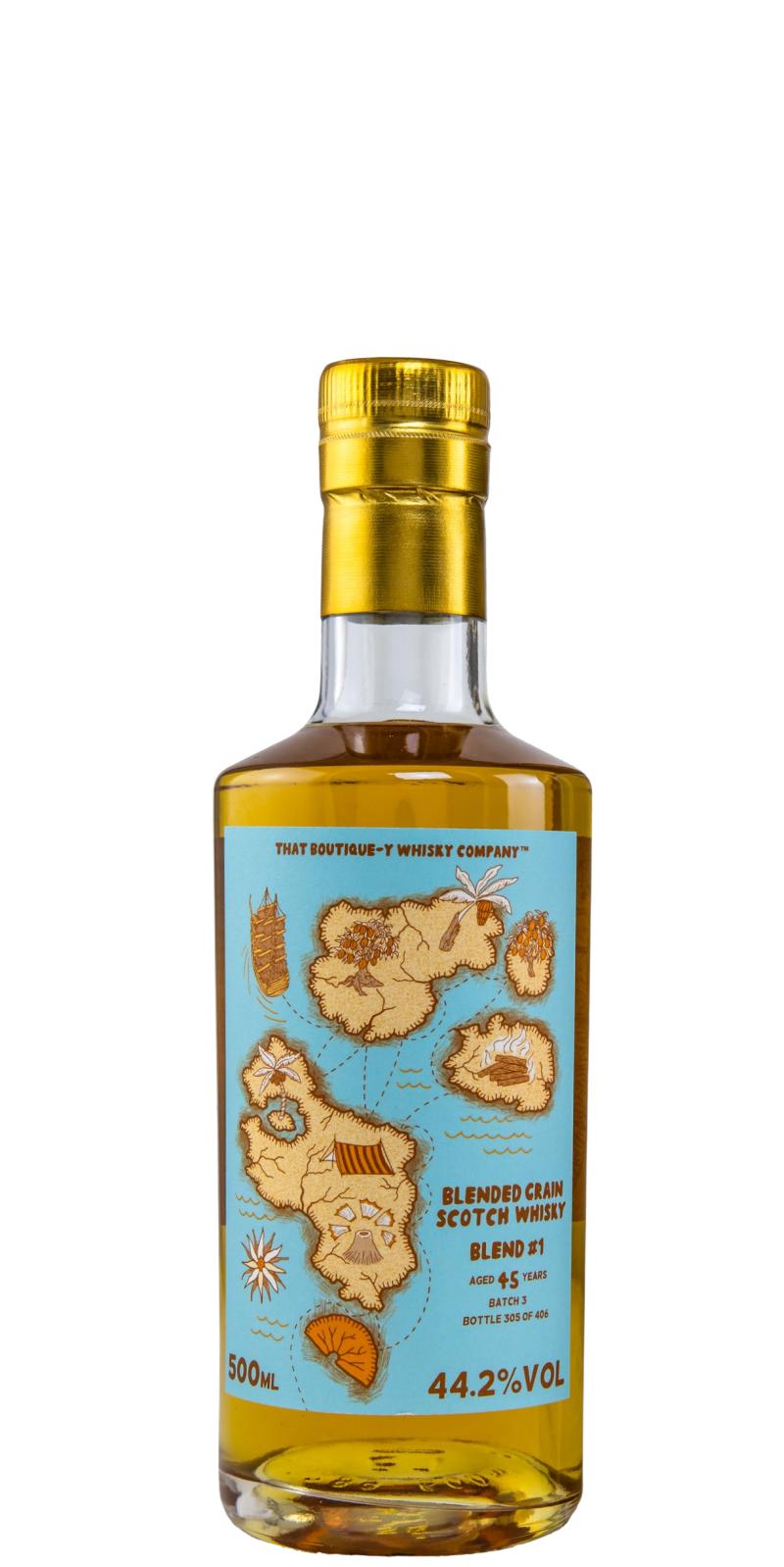 That Boutique y Whisky Company Blended Grain #1 Batch #3 45 Year Old Whisky | 500ML at CaskCartel.com