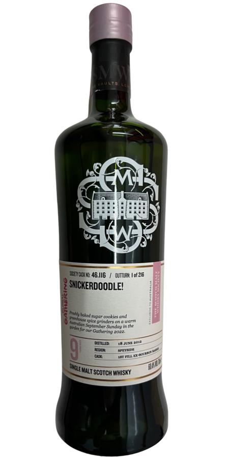 Glenlossie 2012 (The Scotch Malt Whisky Society) 46.116 Snickerdoodle! (9 Year Old) at CaskCartel.com