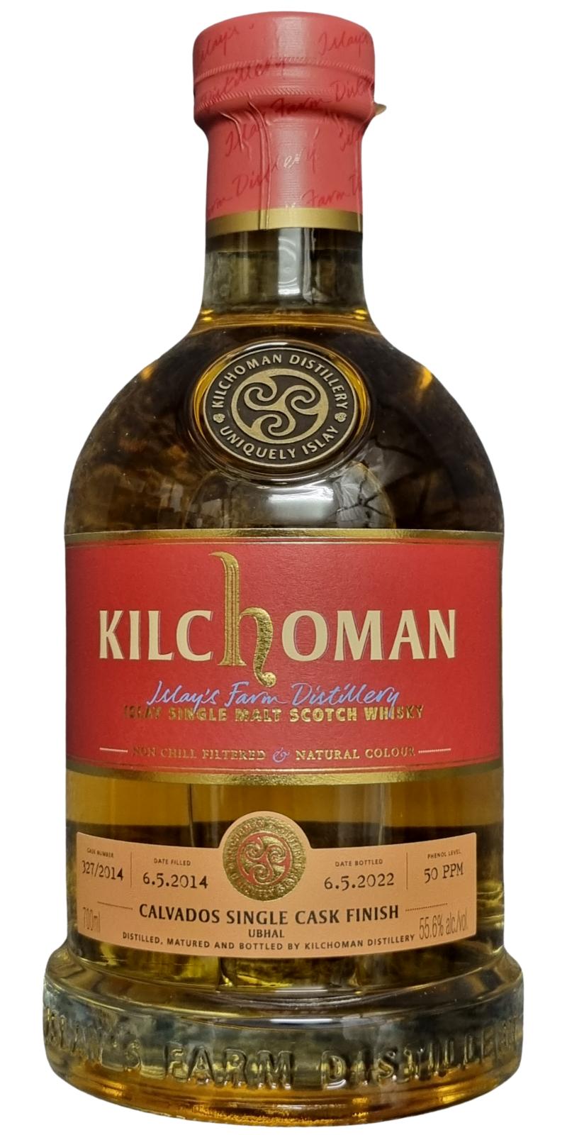 Kilchoman 2014 Calvados Finish Single Cask Islay Single Malt Scotch Whisky | 700ML at CaskCartel.com