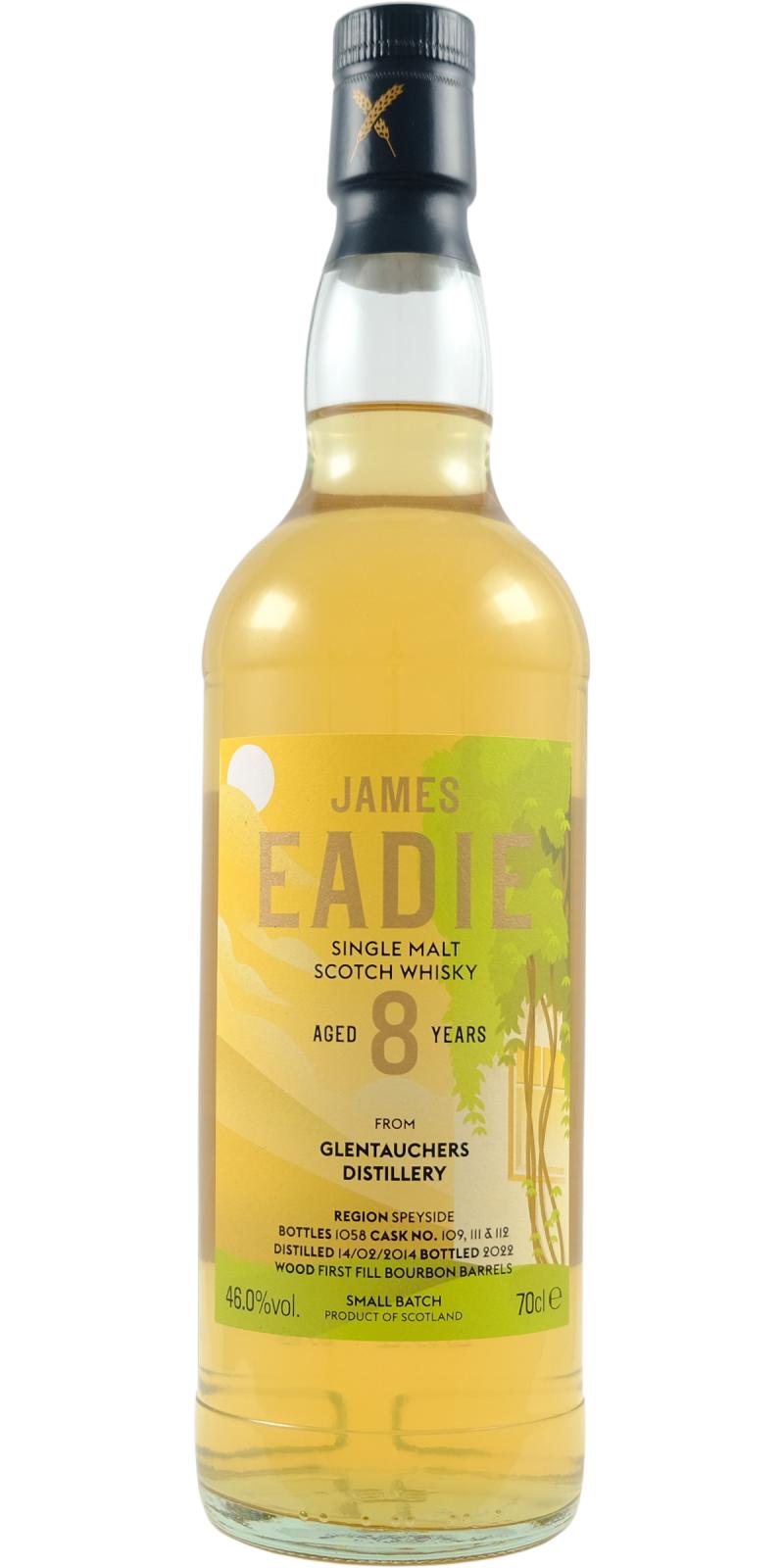 Glentauchers 2014 (James Eadie) Small Batch (8 Year Old) Single Malt Scotch Whisky at CaskCartel.com