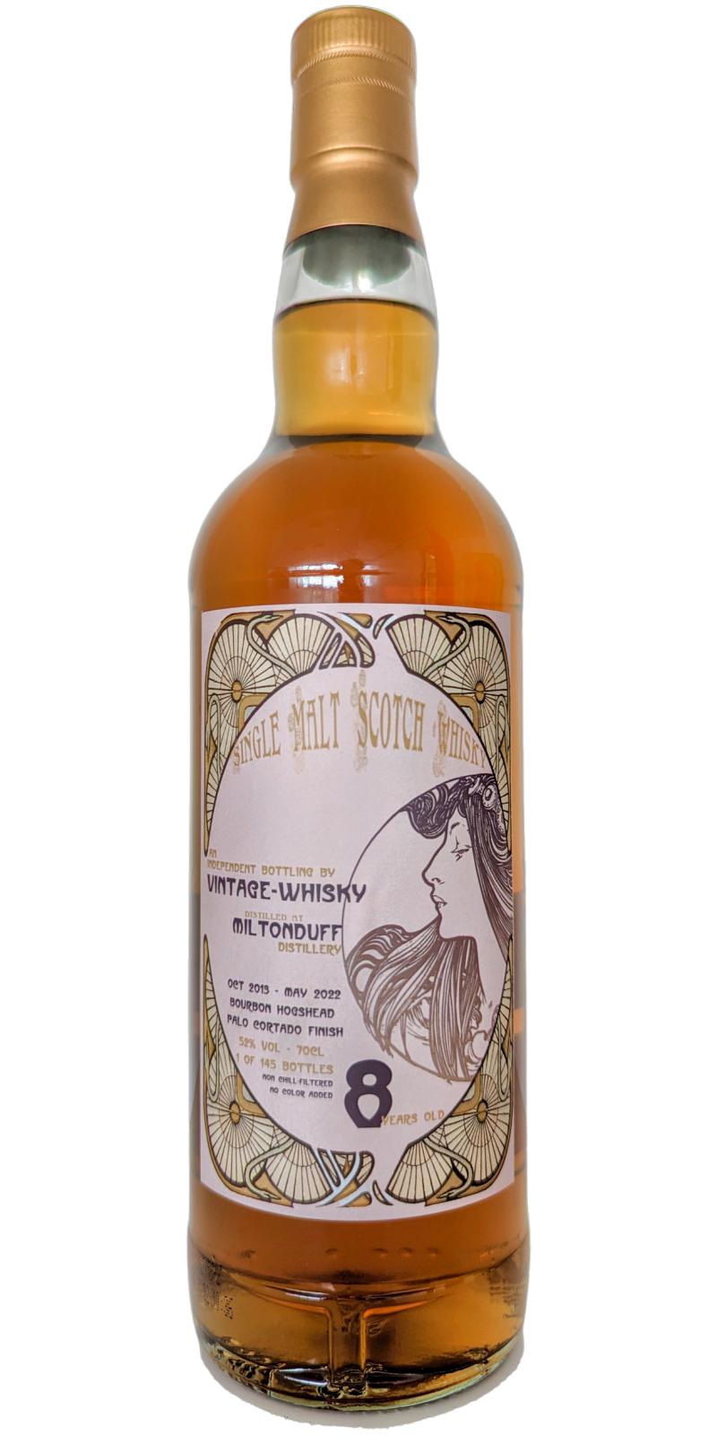 Miltonduff 2013 ViWh (8 Year Old) Single Malt Scotch Whisky at CaskCartel.com
