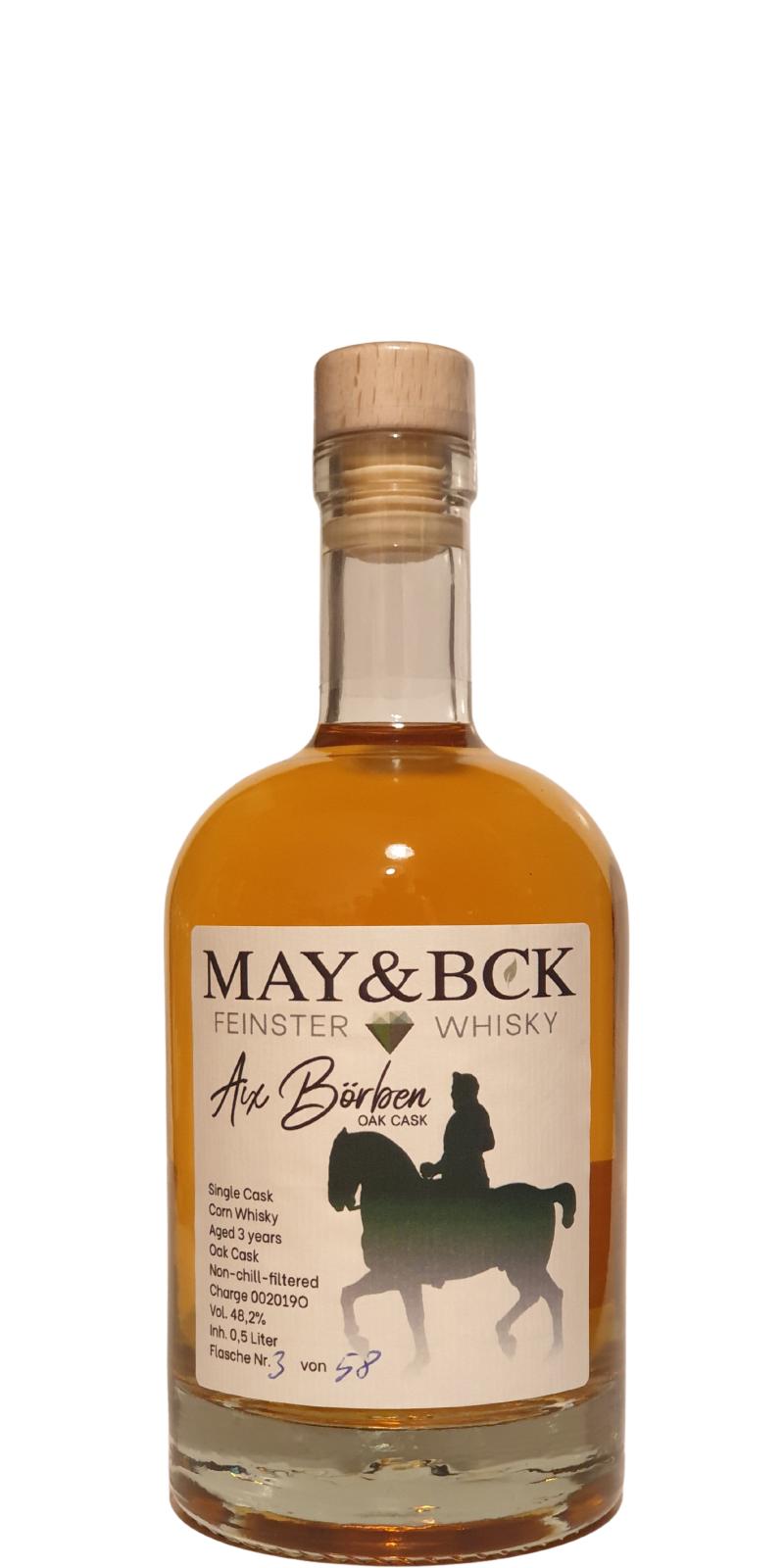 May & Bck 2019 Aix Börben Oak - Corn Whisky (3 Year Old) Single Malt Whisky | 500ML at CaskCartel.com