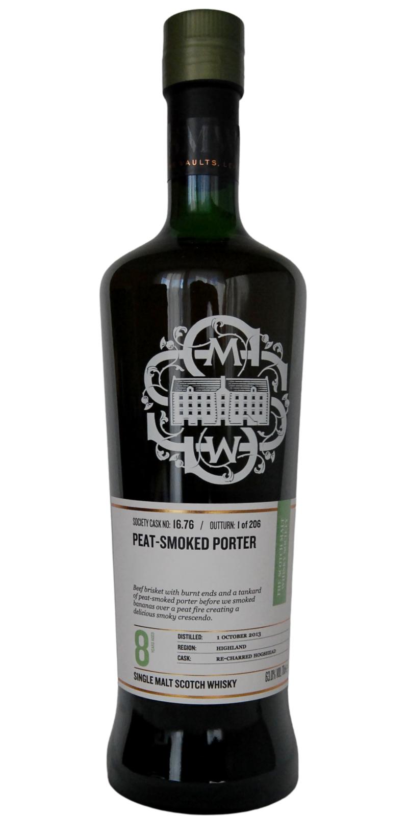 Glenturret 2013 (SMWS) 16.76 Peat-Smoked Porter (8 Year Old) | 700ML at CaskCartel.com