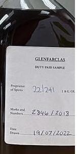 Glenfarclas 2018 Duty Paid Sample Single Malt Scotch Whisky | 700ML at CaskCartel.com