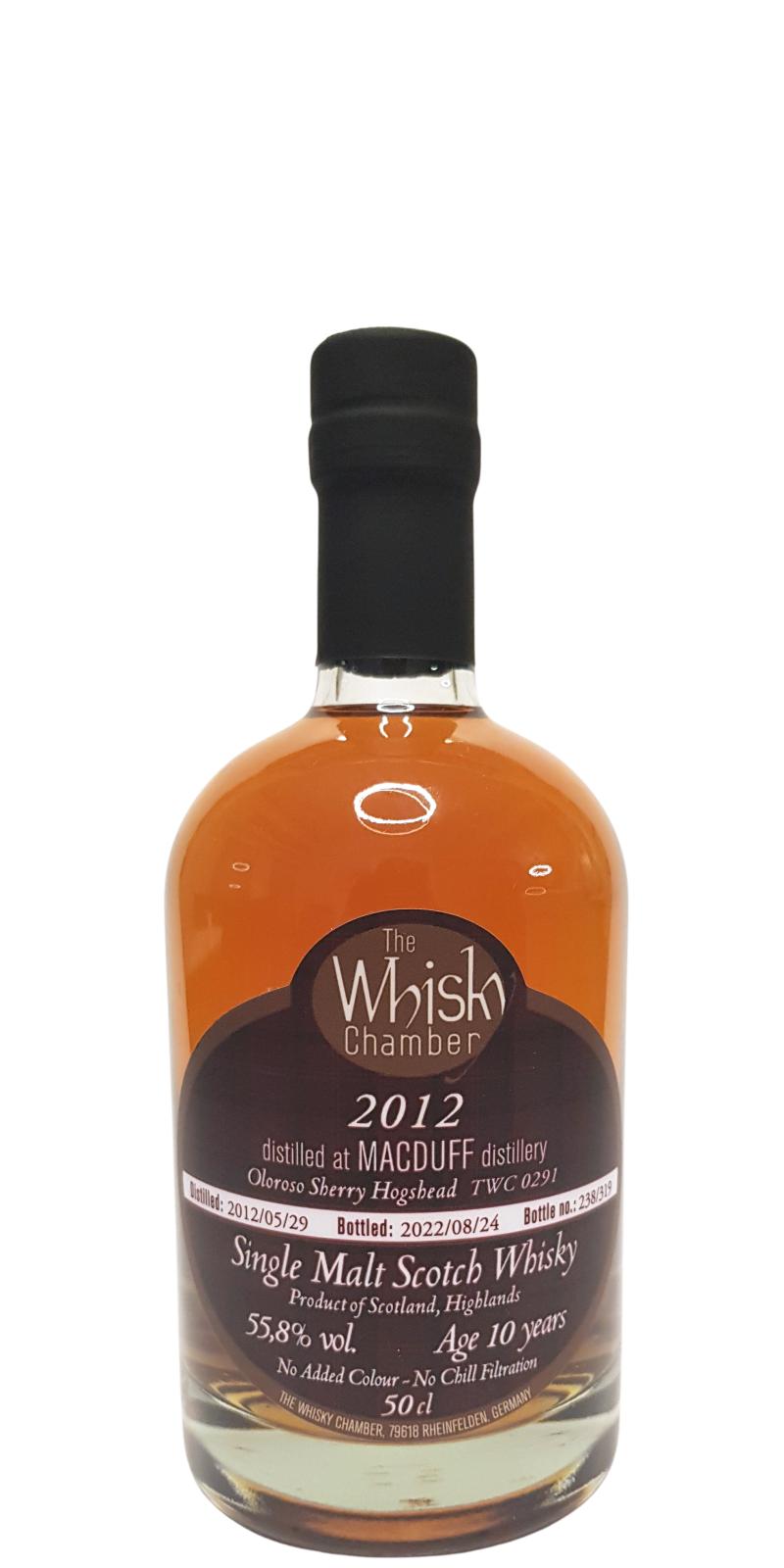 Macduff 2012 (The Whisky Chamber) 10 Year Old 2022 Release (Cask #TWC0291) Single Malt Scotch Whisky | 500ML at CaskCartel.com