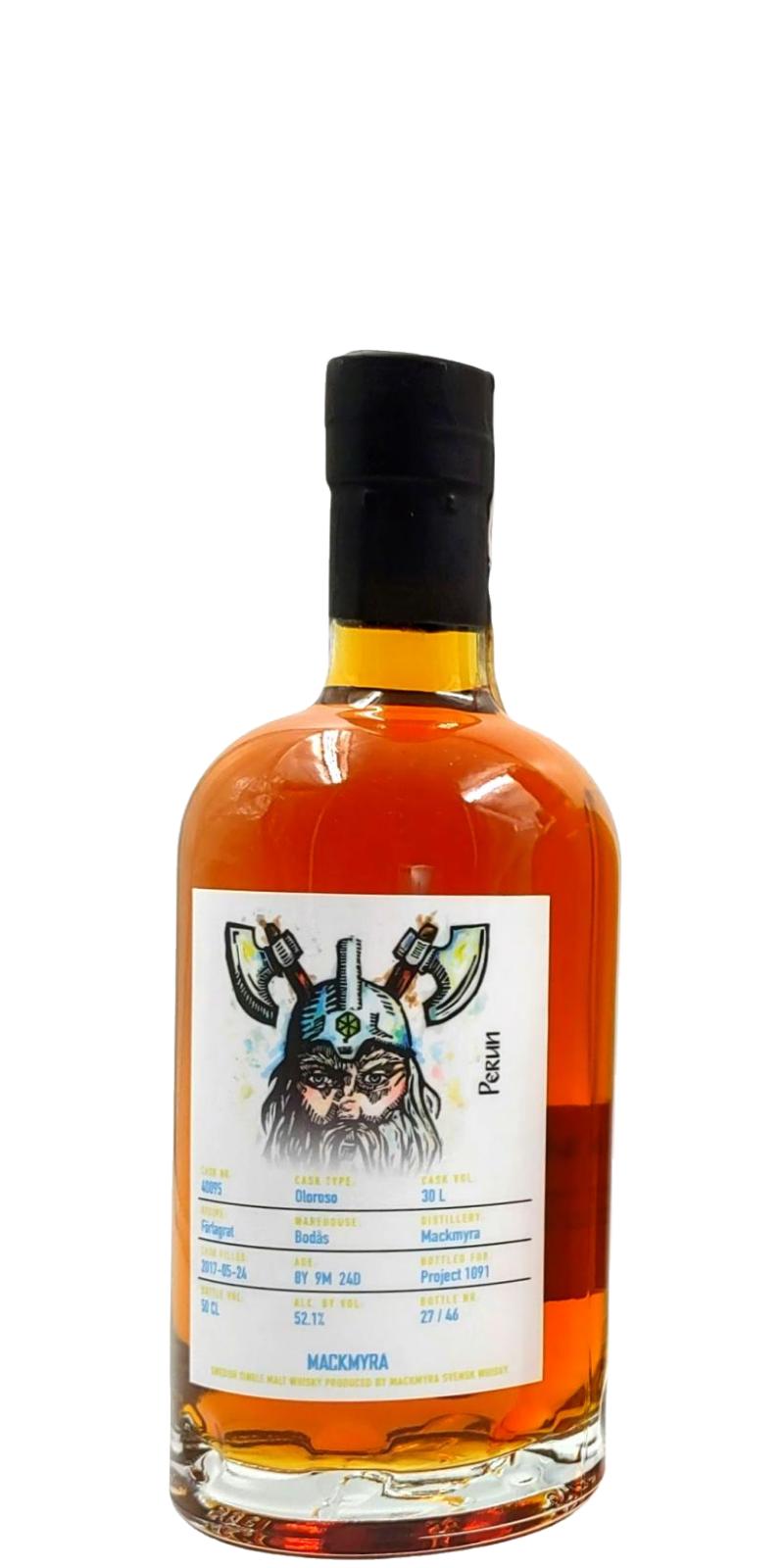 Mackmyra 2013 Perun (8 Year Old) Single Malt Whisky at CaskCartel.com