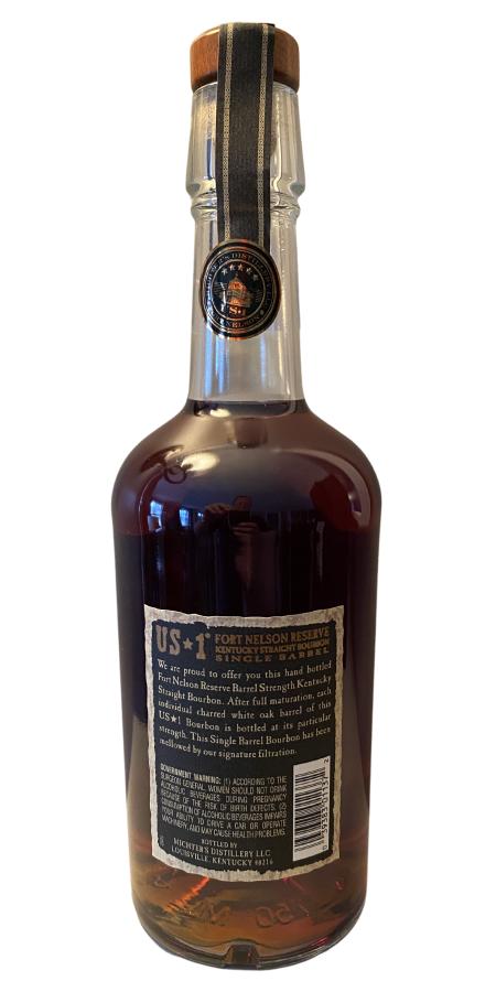 Michter's US*1 Barrel Strength Bourbon Hand Bottled - Fort Nelson Reserve Whiskey at CaskCartel.com