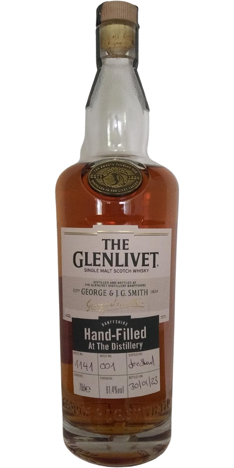 Glenlivet Hand Filled At The Distillery Single Malt Scotch Whisky | 700ML at CaskCartel.com