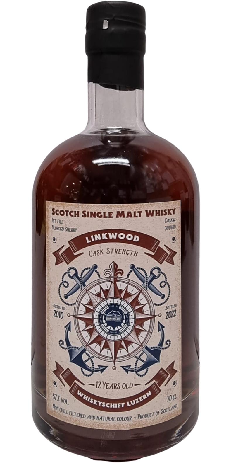 Linkwood 2010 Cask Strength 12 Year Old Whiskyschiff Luzern Single Malt Scotch Whisky | 700ML at CaskCartel.com