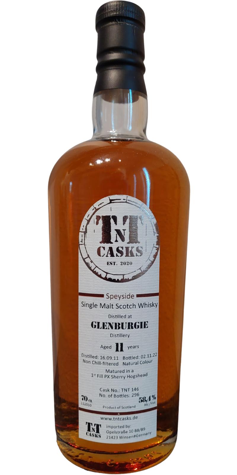 Glenburgie 2011 TnT Casks 11 Year Old Single Malt Scotch Whisky | 700ML at CaskCartel.com