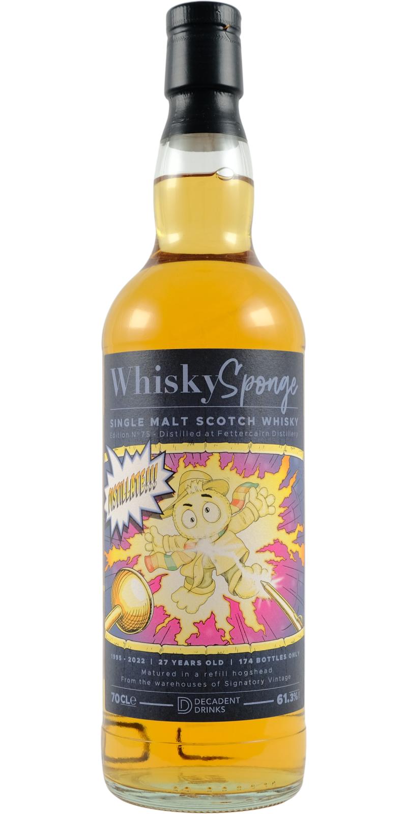 Fettercairn 1995 WhiskySponge 27 Year Old Single Malt Scotch Whisky | 700ML at CaskCartel.com