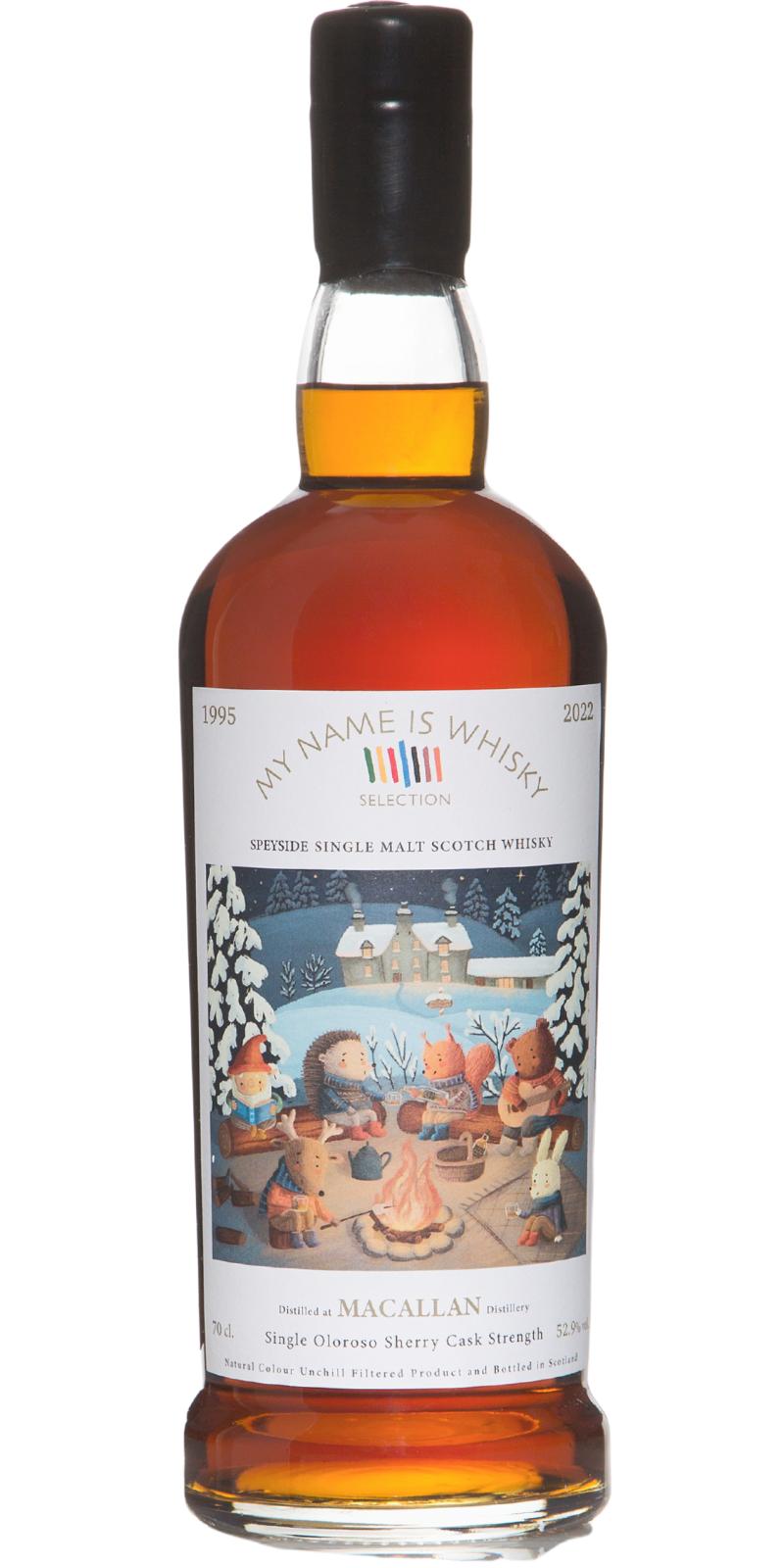 Macallan 1995 (MyNameIsWhisky) Winter 27 Year Old 2022 Release Speyside Single Malt Scotch Whisky | 700ML at CaskCartel.com