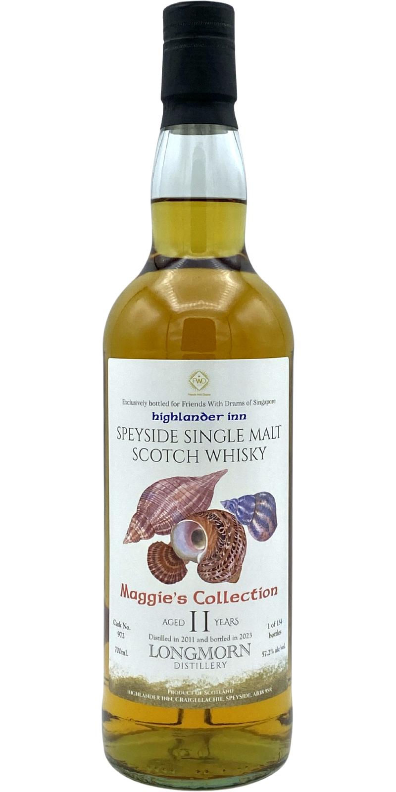 Longmorn 2011 HI Maggie's Collection 11 Year Old Scotch Whisky | 700ML at CaskCartel.com