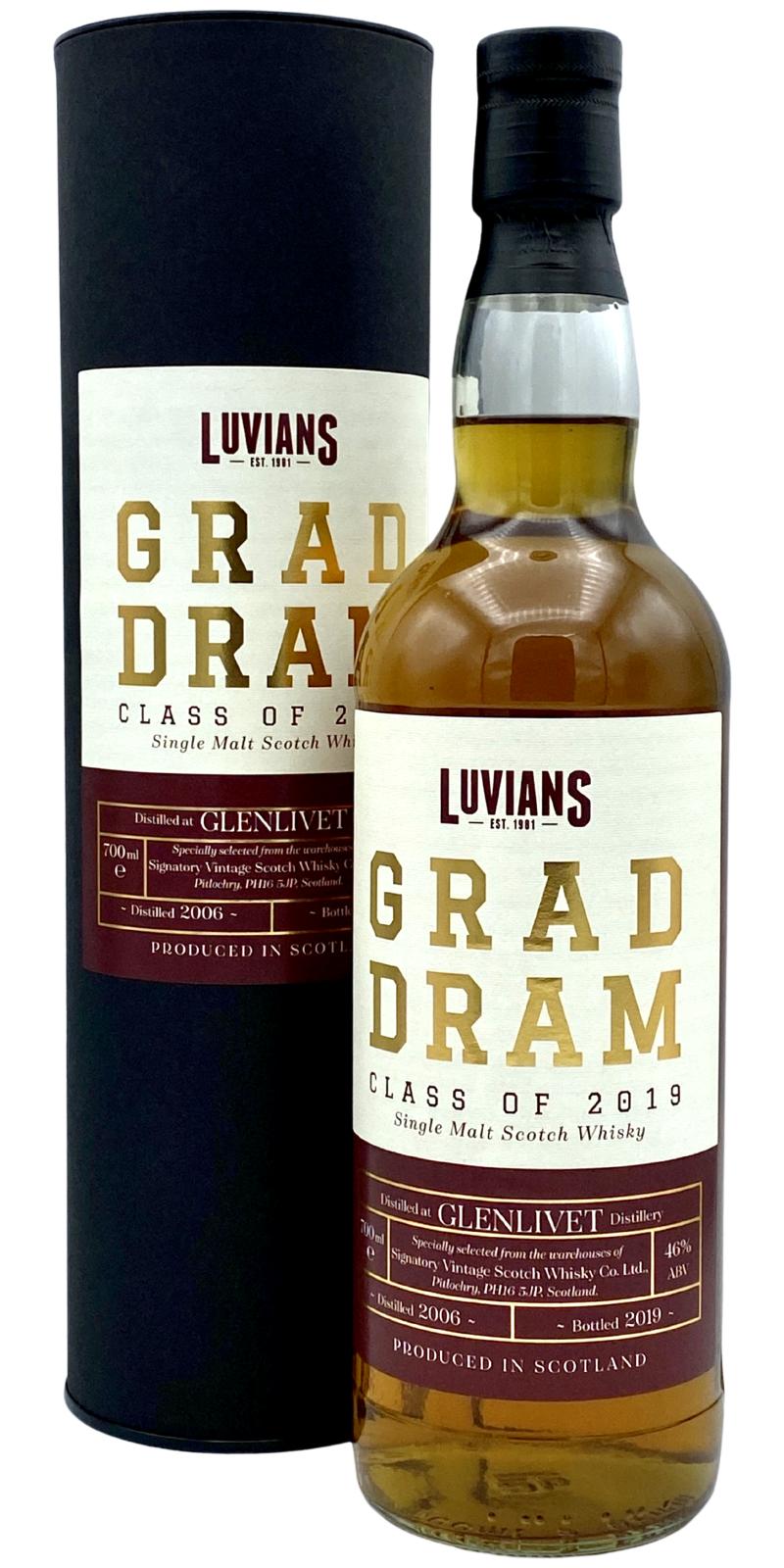 Glenlivet 2006 LBS The Graduate Dram (Cask #901276) 2019 Release Single Malt Scotch Whisky | 700ML at CaskCartel.com