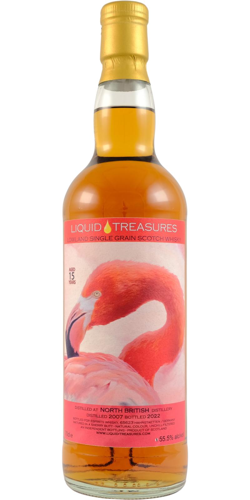 North British 2007 Liquid Treasures 15 Year Old Single Grain Scotch Whisky | 700ML at CaskCartel.com