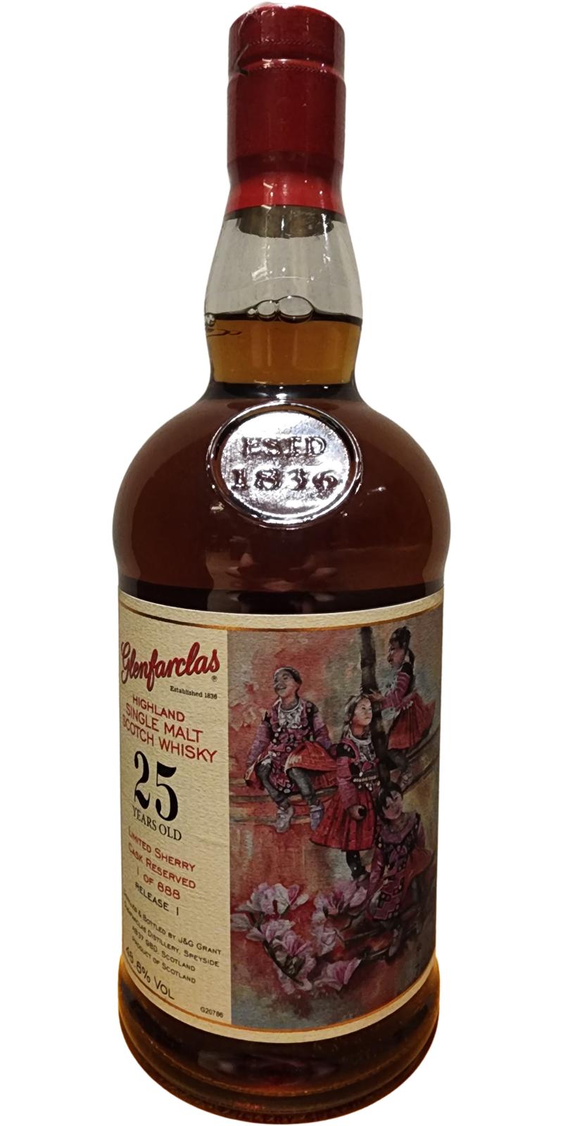 Glenfarclas 25 Year Old Limited Sherry Cask Reserve- Realease 1 Single Malt Scotch Whisky | 700ML at CaskCartel.com