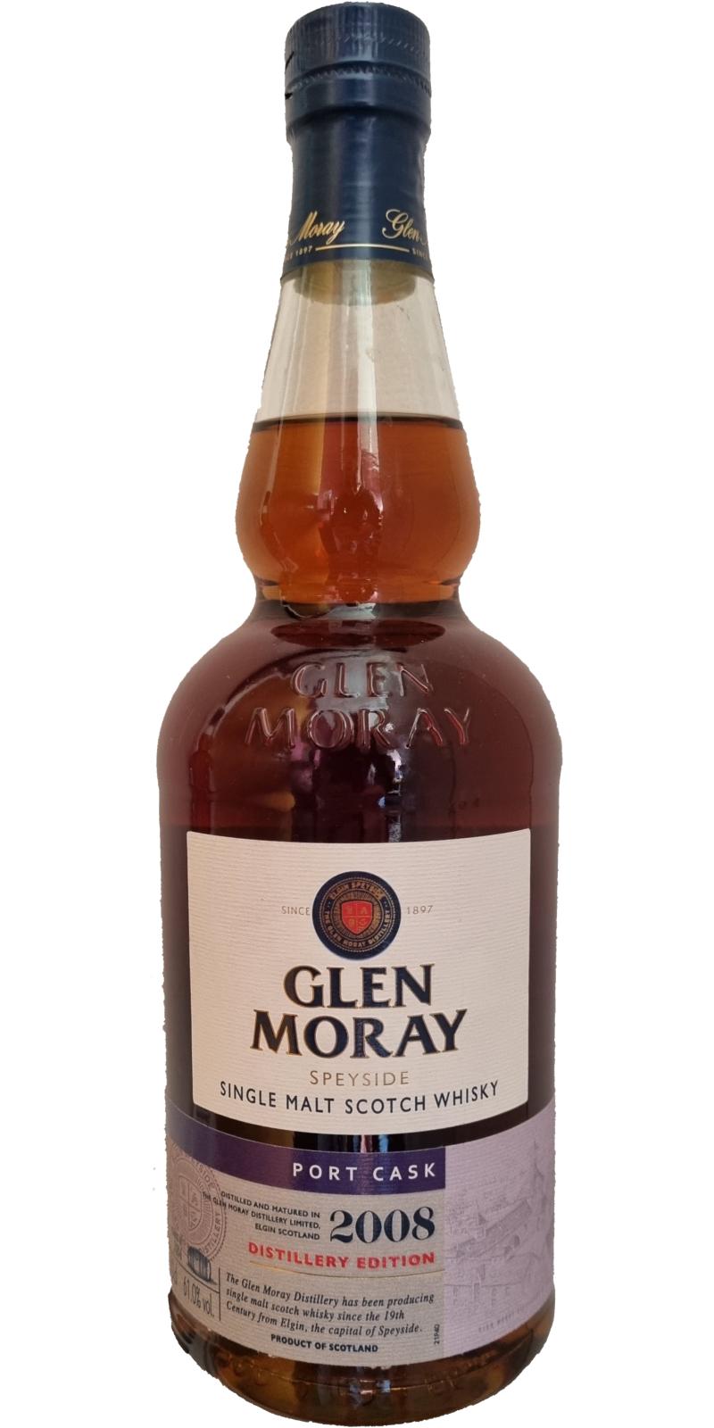 Glen Moray 2008 Distillery Edition Port Cask Scotch Whisky | 700ML at CaskCartel.com