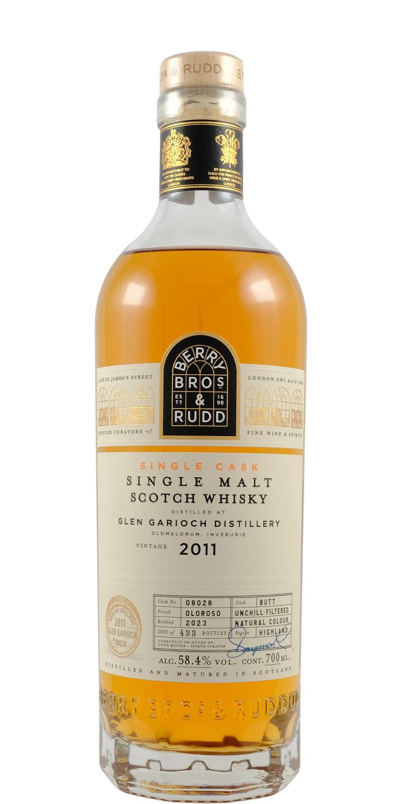 Glen Garioch 2011 (Berry Bros & Rudd) Single Cask Scotch Whisky | 700ML at CaskCartel.com