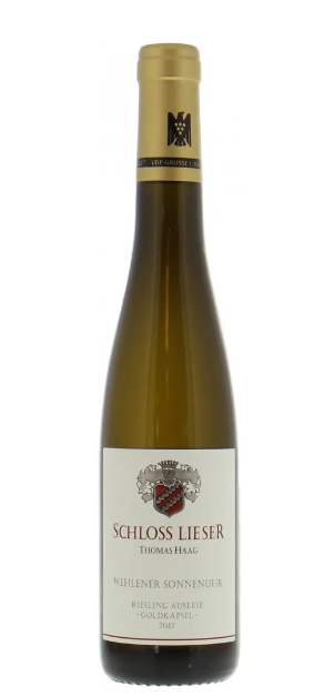 2017 | Schloss Lieser | Wehlener Sonnenuhr Auslese Goldkapsel (Half bottle) at CaskCartel.com
