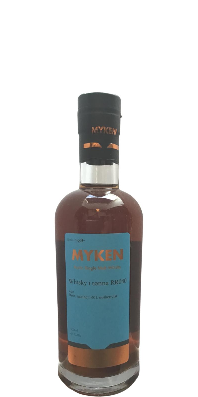 Myken i tønna RR040 Private Bottling Single Malt Whisky | 500ML at CaskCartel.com