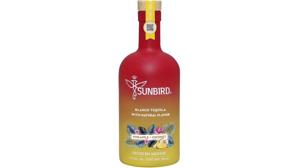 Sunbird Blanco Infused with Pineapple+Coconut Flavor Tequila at CaskCartel.com