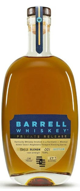 Barrell Whiskey Private Release BH12 Finished In A Hermann J. Wiemer Noble Select Magdalena Vineyard Riesling Barrel | 750ML at CaskCartel.com