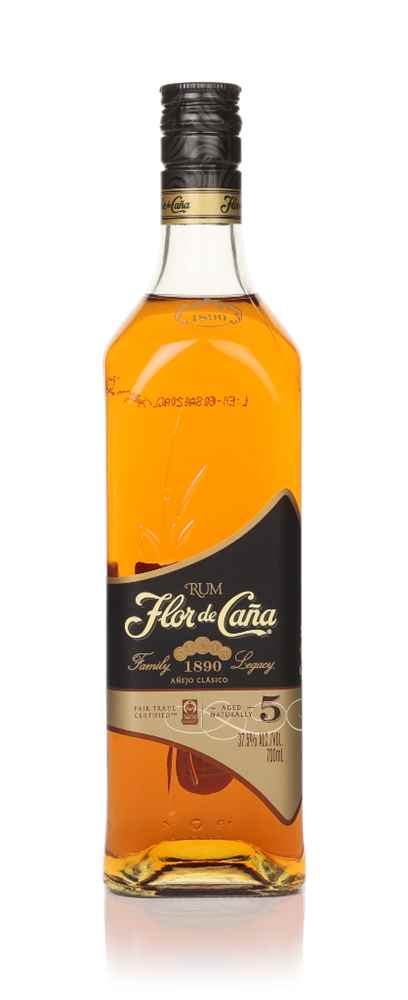 Flor de Caña 5 Añejo Clásico | 700ML at CaskCartel.com