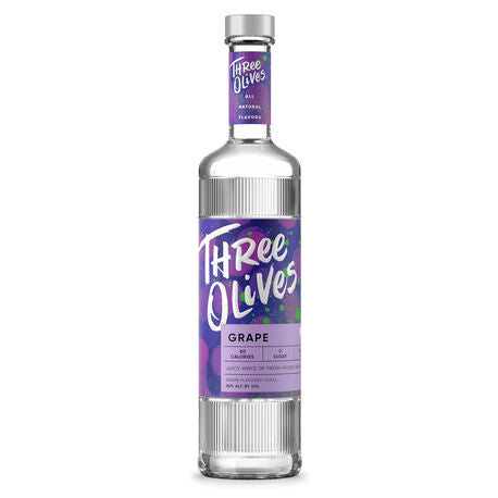 Three Olives | All Natural | Grape Vodka at CaskCartel.com