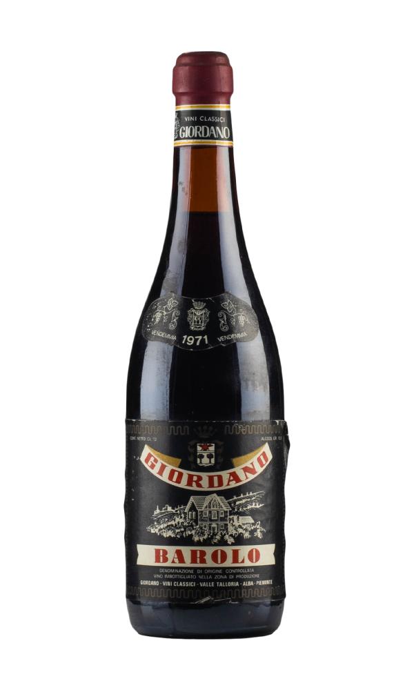 1971 | Giordano | Barolo at CaskCartel.com