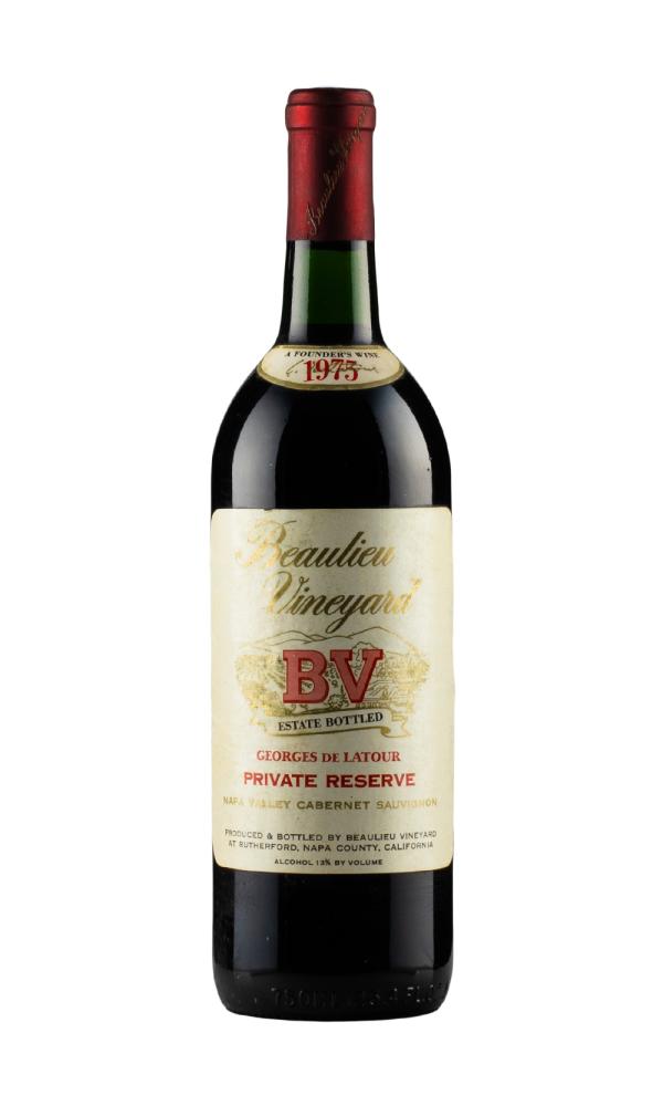 1975 | Beaulieu Vineyard | Georges de Latour Private Reserve Cabernet Sauvignon at CaskCartel.com