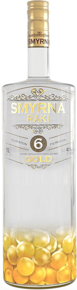 Smyrna 6 Filtration Gold Raki | 1L at CaskCartel.com