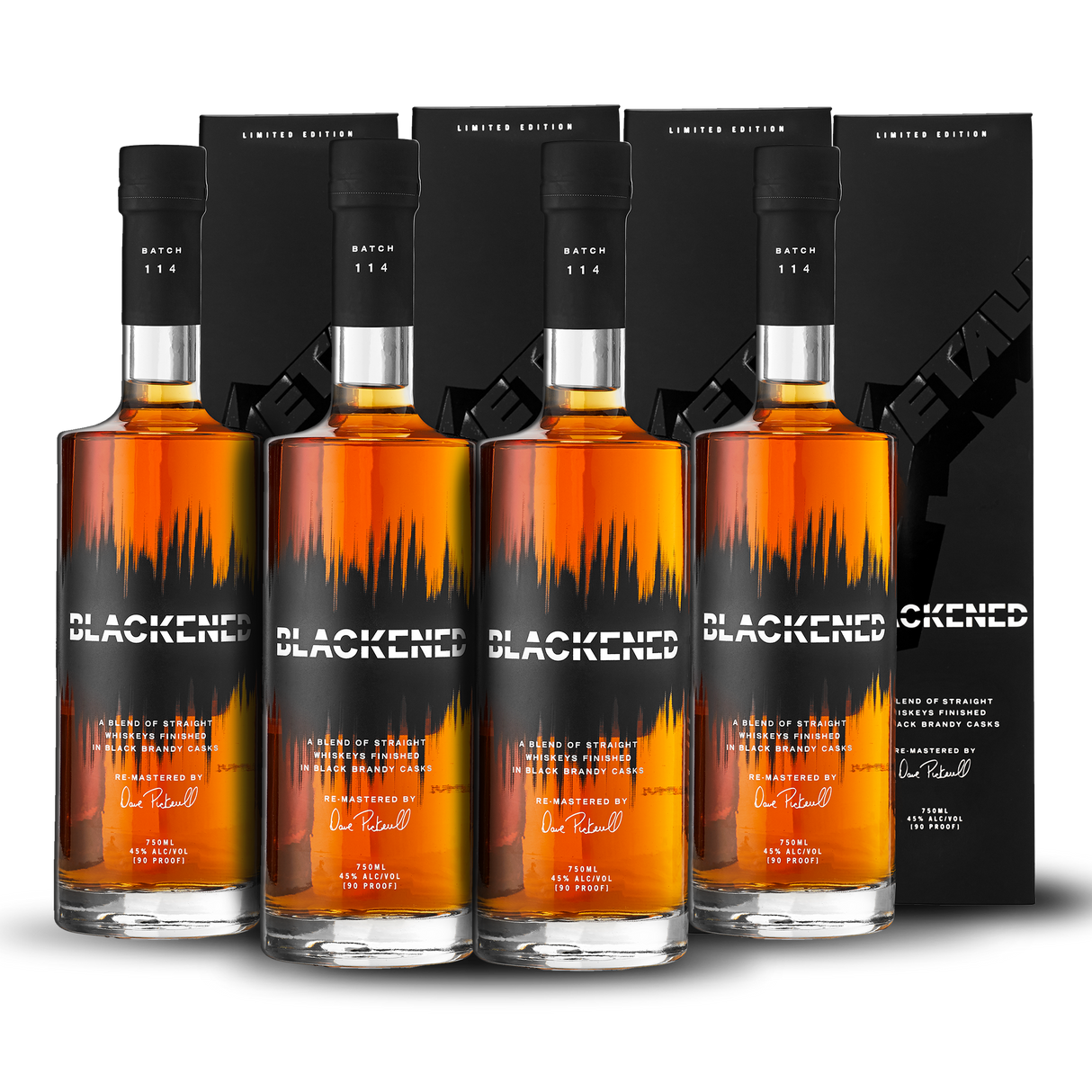 BLACKENED® AMERICAN WHISKEY | LIMITED BATCH 114 | BLACK ALBUM WHISKEY PACK COLLECTORS EDITION AT CASKCARTEL.COM