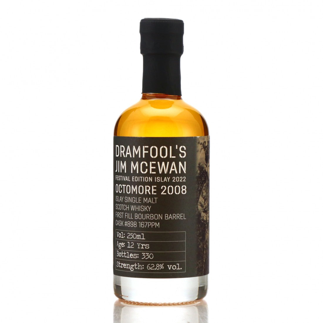 Octomore Dramfool's Jim McEwan Festival Edition Islay 2022 2008 12 Year Old Whisky | 250ML at CaskCartel.com