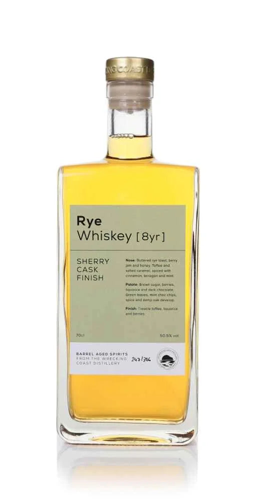 The Wrecking Coast Rye Whiskey 8 Year Old Sherry Cask Finish | 700ML at CaskCartel.com