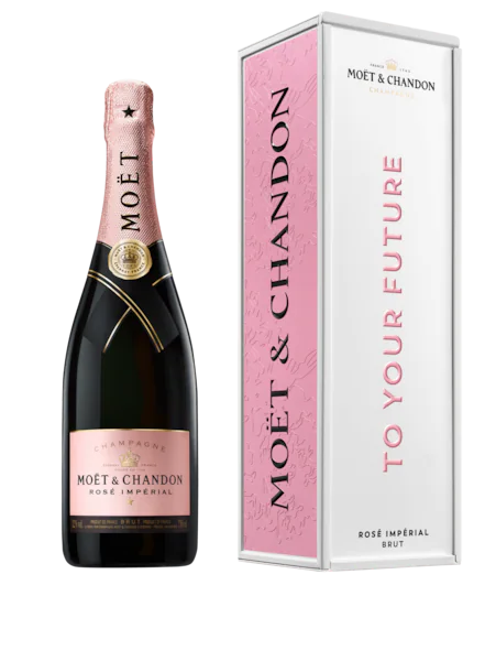 Moët & Chandon | Rosé Impérial “To Your Future” Gift Box - NV at CaskCartel.com
