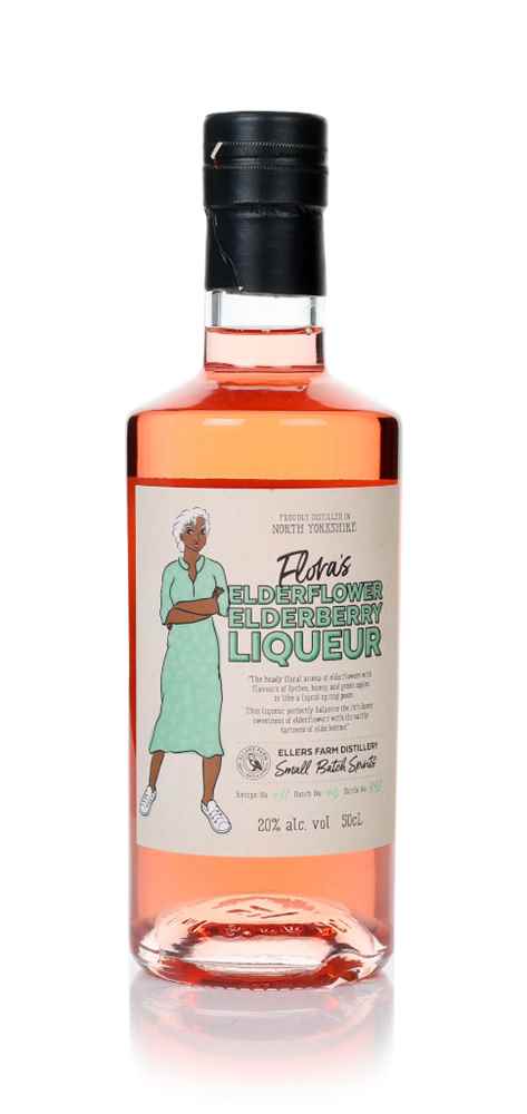 Flora’s Elderflower & Elderberry Liqueur | 500ML at CaskCartel.com