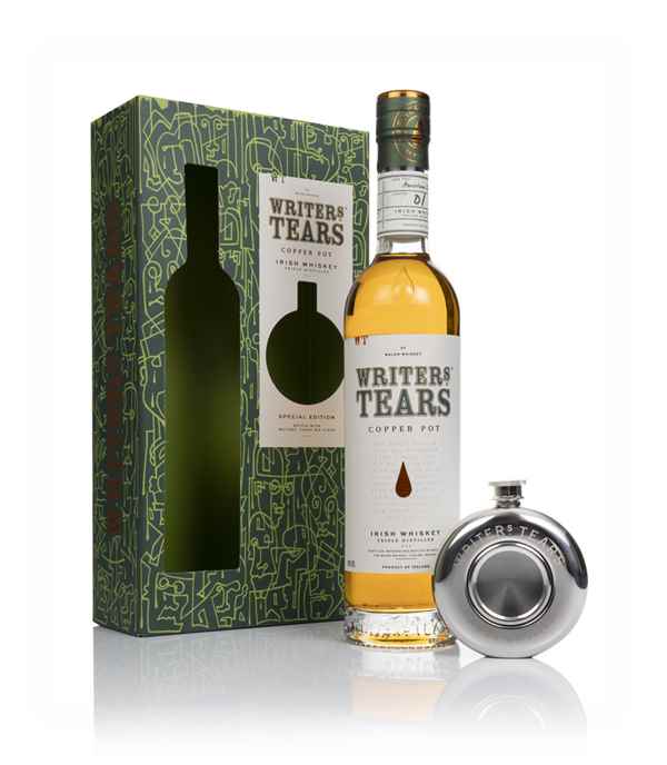 Writers Tears | Gift Set with Hip Flask | Irish Whiskey | 700ML at CaskCartel.com