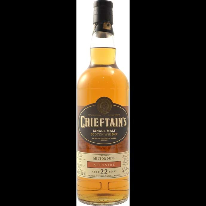 Chieftain's Choice Miltonduff 22 Year Old Unchillfiltered 1989 Scotch Whisky at CaskCartel.com