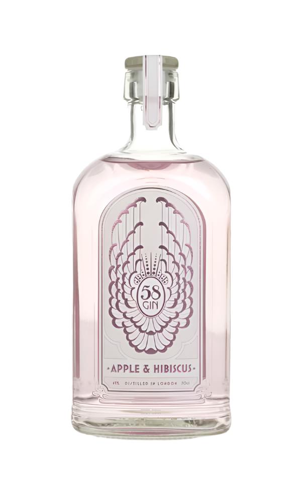 58 Apple & Hibiscus Gin | 700ML at CaskCartel.com