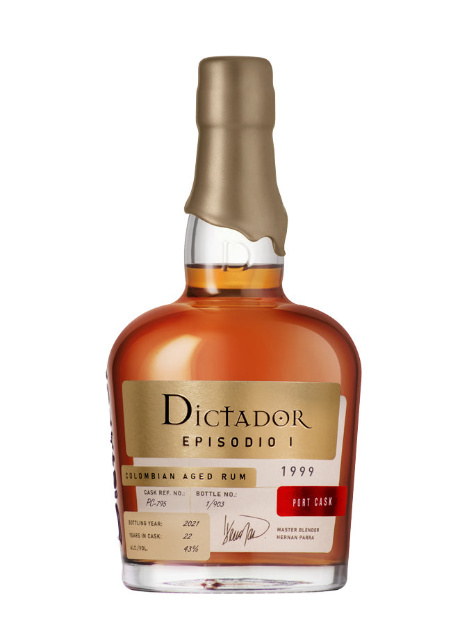 Dictador Episodio I 22 Year Old Port Cask 1999 Rum | 700ML at CaskCartel.com