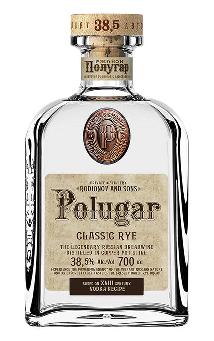 Polugar Classic Rye Vodka | 700ML at CaskCartel.com