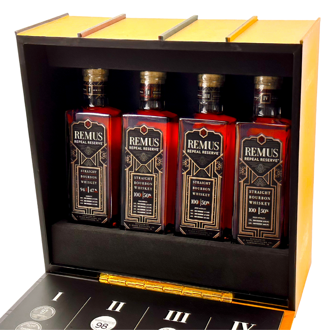 Remus Repeal Reserve | Vertical Set | Series I-IV | Collector’s Bookcase at CaskCartel.com 1